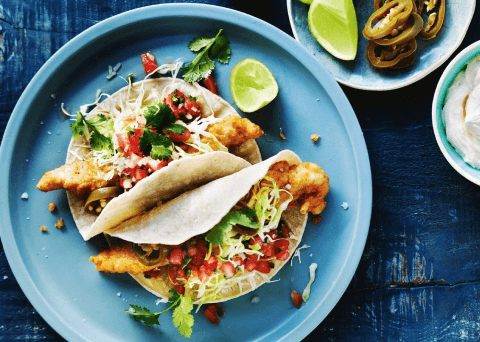 Chef 242 menu — tacos