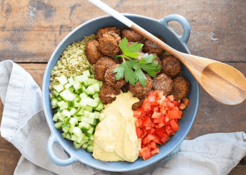 Chef 242 menu — Mediterranean bowl